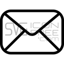 Free email icon SVG PNG – mail envelope icon download logo icon