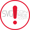 Minimal Filled Circle Exclamation Mark Warning Alert Danger Icon Free SVG logo icon