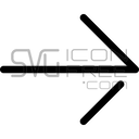 Right arrow icon SVG PNG free – forward navigation arrow logo icon