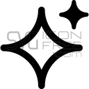 Sparkle icon SVG PNG free – shine star effect symbol